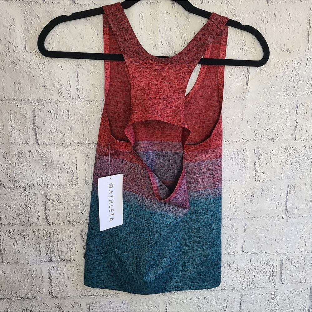 Athleta Relay Gradient Ombre Tank Top NWT Size Small - Picture 5 of 11